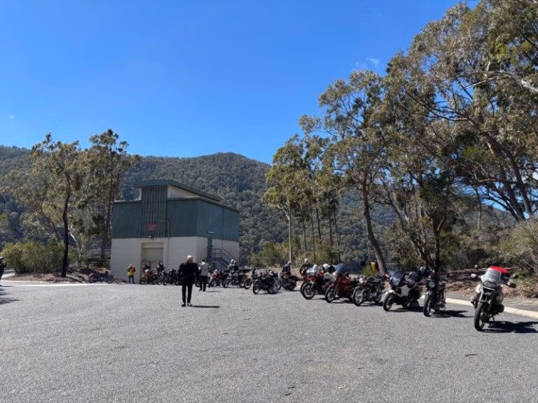 Bikes at Dartmouth Dam